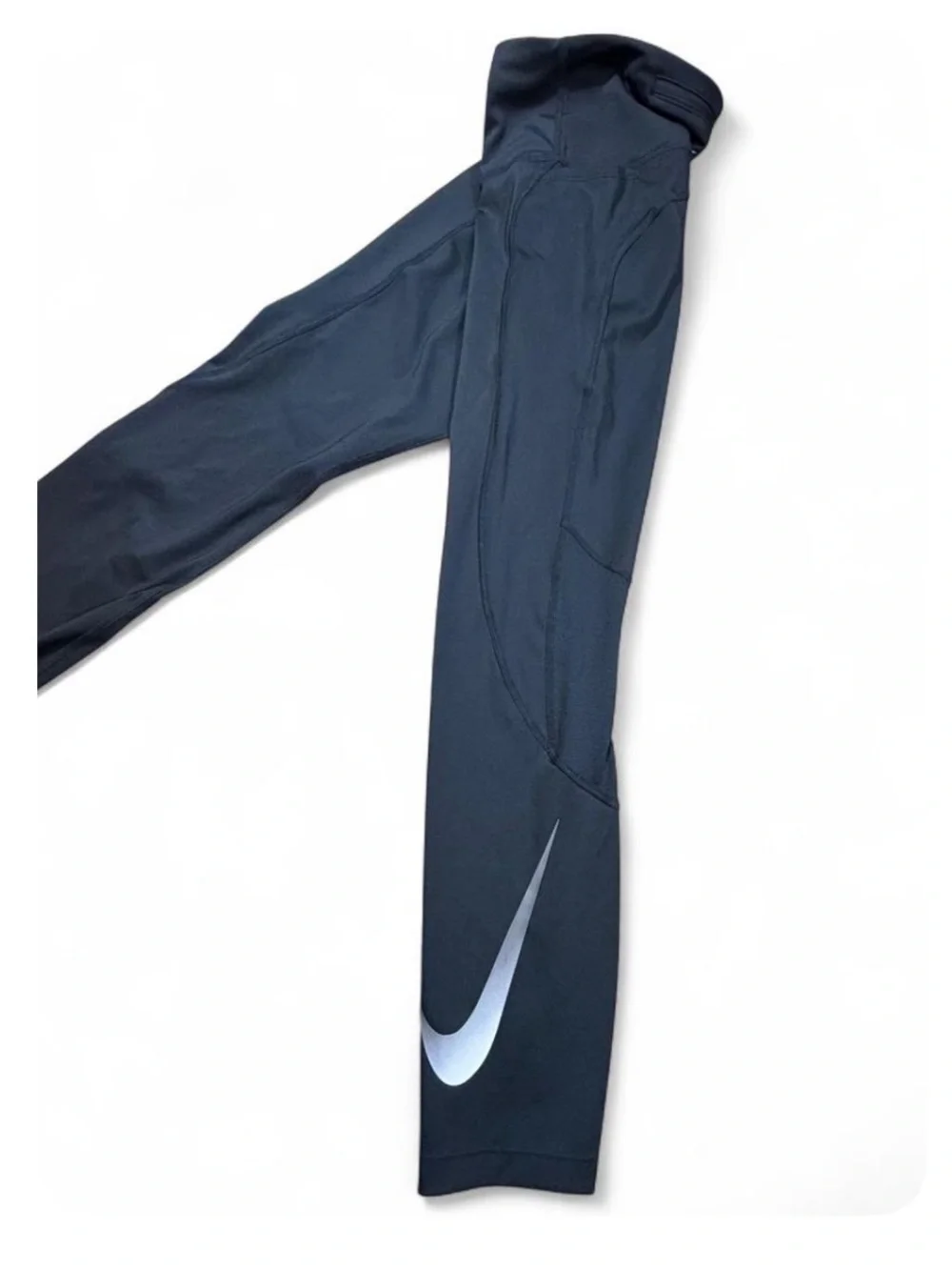 Nike Dri Fit Black High Rise Leggings Small Running Gym Athletic Pants